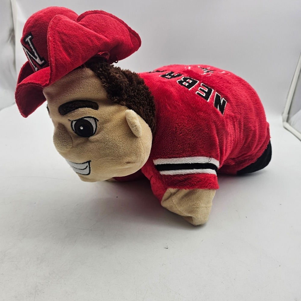 Nebraska Cornhuskers Plush Pillow Pets Figure One Size Red NCAA Football Mascot